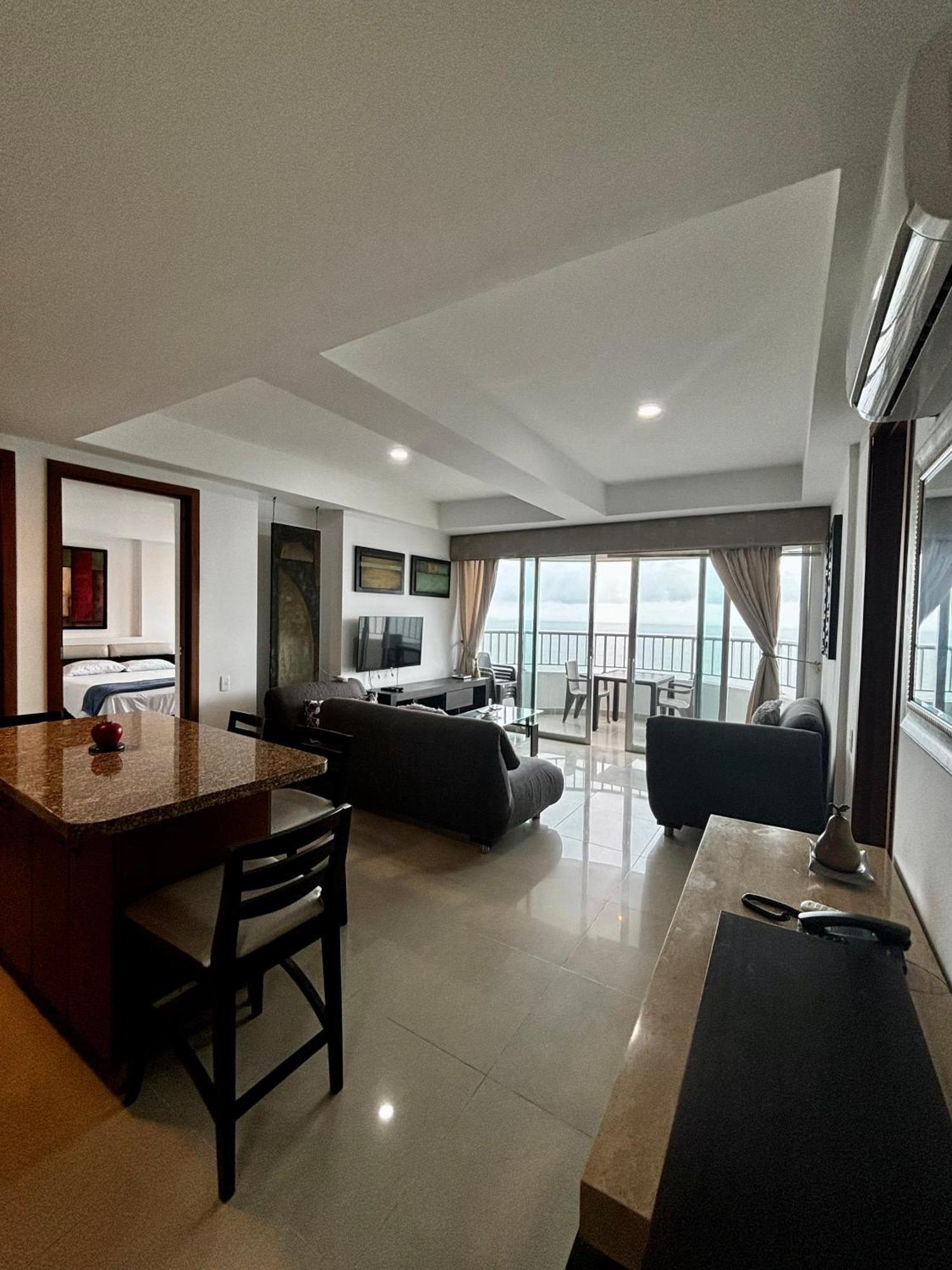 Paraiso En Bocagrande Con Vista Al Mar Cartagena 外观 照片